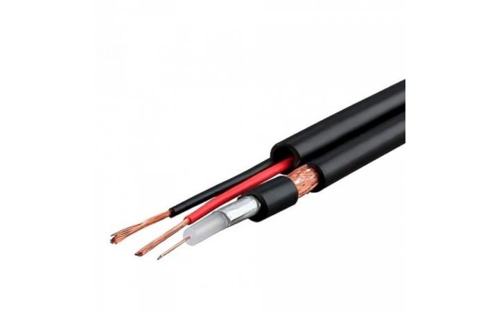 фото - ELETEC Кабель комбинированный 3C-2V+2x0.5 мм2 75 Ом, Outdoor, 200 м (04-955) бухта 200м