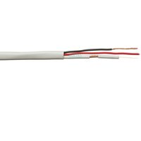 ELETEC Кабель комбинированный КВК-В-1,52x0.50 мм2 75 Ом, белый, 200 м (04-035) бухта 200м