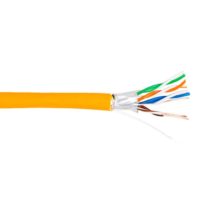 фото - Кабель FTP 6 Eletec 4x2xAWG23 нг(А)-HF 305 м, медь (06-742) бухта 305м