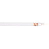 ELETEC Кабель коаксиальный RG-59 B/U MIL17экран 112%, белый, 500 м (03-051) бухта 500м