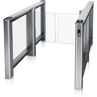 Турникет 'Скоростной проход' PERCo-ST-01 с крышками из закаленного стекла со створками(475мм)