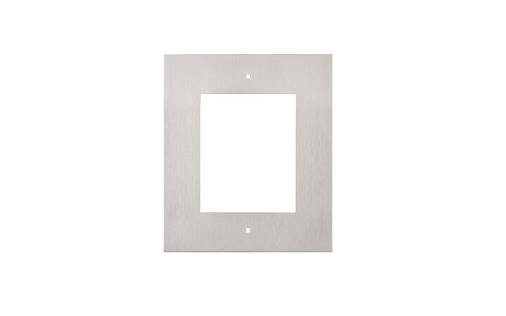 фото - 2N Рамка на 1 модуль, для врезного исполнения IP Verso (никель,используется совместно с 9155014) (2N9155011)