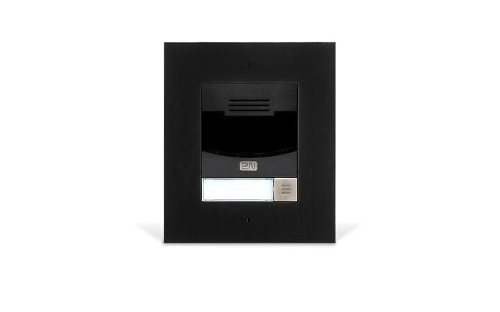 фото - 2N IP Solo с камерой, врезного исполнения, черный (с рамкой в комплекте, для монтажа необходима коробка 9155017) (2N9155301CBF)