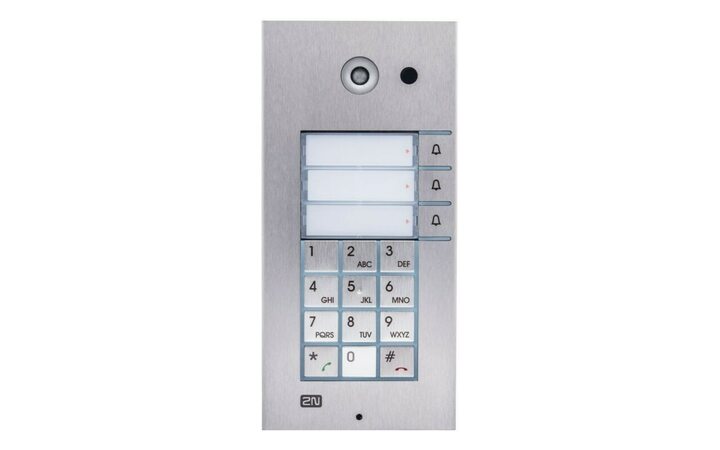 фото - 2N IP Vario - 3 кнопки вызова + клавиатура (2N9137131KU)
