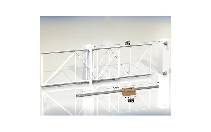 фото - CAME Комплект для телескопических откатных ворот (2 секции) с шириной проезда до 4,25 метров