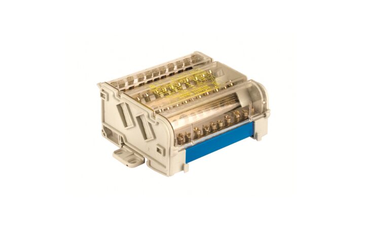 фото - Блок распределительный 4p 5х6мм на DIN-рейку ДКС BD10074