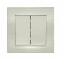 Выключатель 2-кл. СП Бриллиант 10А IP20 сл. кость UNIVersal 7948622