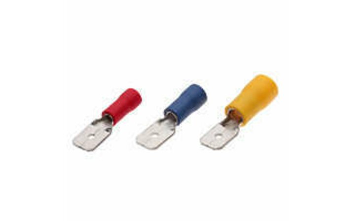 фото - Разъем плоский РПИ-П 2.5-(6.3) син. КВТ 49615