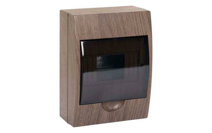 фото - Щит ЩРН-П-6 IP41 темное дерево PROxima EKF pb40-n-6-dark