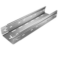 Лоток листовой перфорированный 200х50 L3000 сталь 0.7мм 'БЫСТРЫЙ МОНТАЖ ПЛЮС' LPplus50-200-0.7-3000 оцинк. КМ PL0214