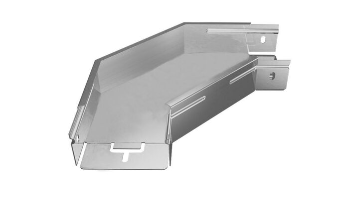 фото - Угол для лотка горизонтальный 90град. 50х50 сталь 0.8мм 'ПЛЮС' GLplus90-50-50 КМ PL0425