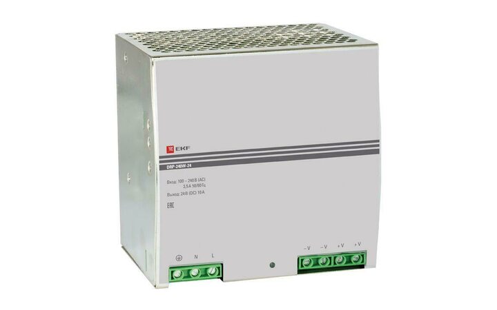 фото - Блок питания 24В DRP-240W-24 EKF drp-240w-24