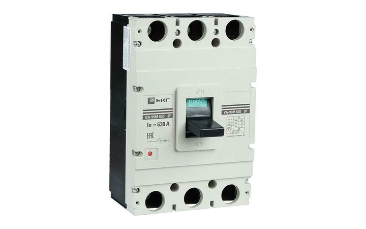 фото - Выключатель автоматический 3п 630/630А 50кА ВА-99М PROxima EKF mccb99-630-630m