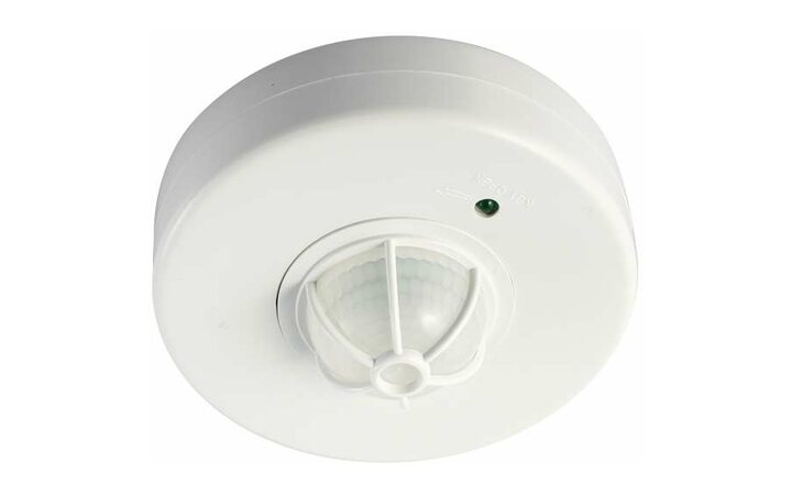фото - Датчик движения PMS-IR 024 1200Вт 360град. 2-6м IP20 WH JazzWay 5012974