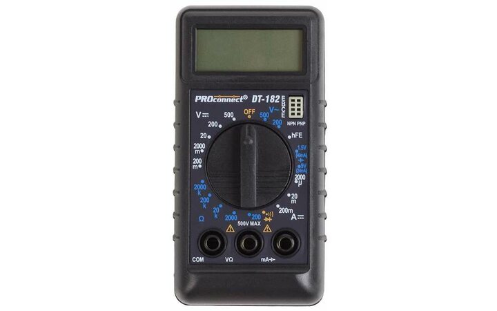 фото - Мультиметр портативный М-182 (DT-182) PROCONNECT 13-3014