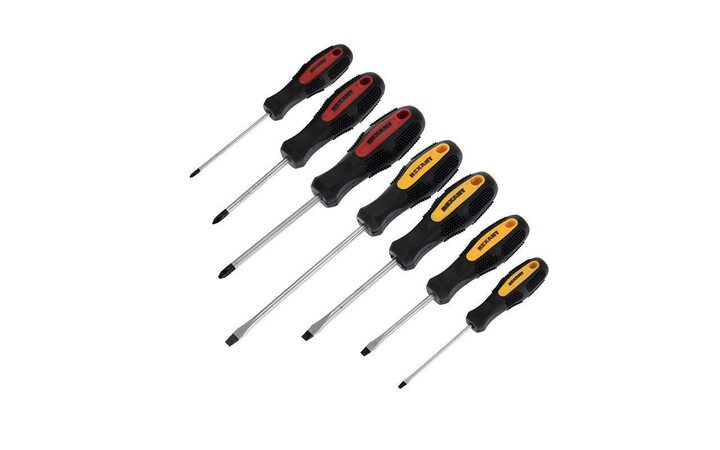 фото - Набор отверток 7 предметов (крестовые и шлицевые) Rexant 12-4703