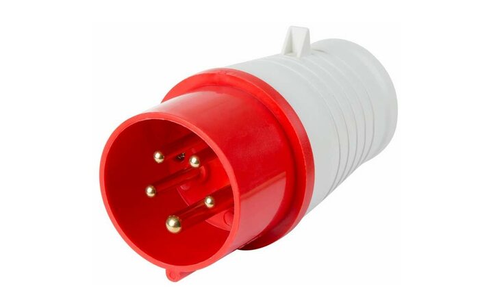 фото - Вилка 015 переносная 3Р+РЕ+N 16А 380В IP44 Rexant 11-8902
