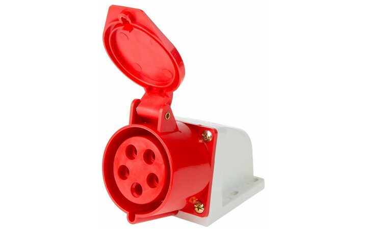 фото - Розетка 125 стационарная 3Р+РЕ+N 32А 380В IP44 Rexant 11-8914