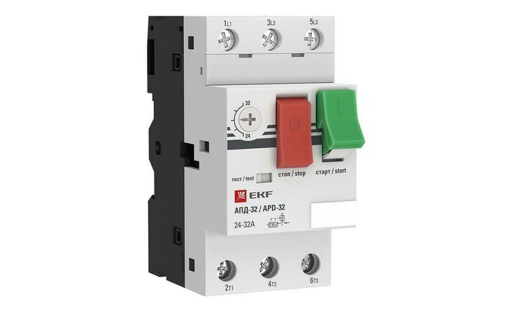 фото - Выключатель авт. защиты двиг. АПД-32 4-6.3А EKF apd2-4.0-6.3