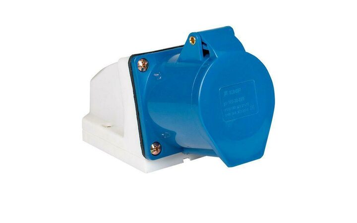 фото - Розетка наружн. уст. 32А 220В 2P+РЕ IP44 (123) EKF ps-123-32-220