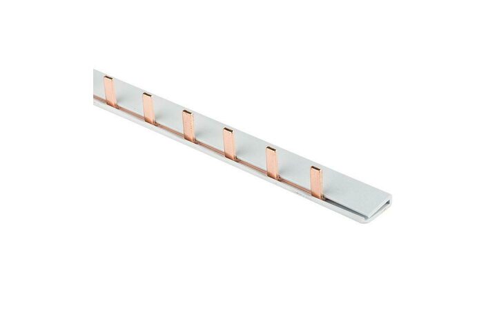 фото - Шина соединительная PIN 1ф 63А мед. изол. 54мод (дл.1м) EKF pin-01-63