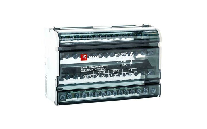 фото - Шина нулевая в корпусе 4х15 EKF sn0-4x15