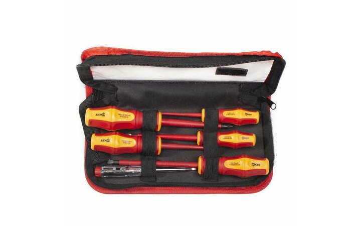 фото - Набор диэлектрических отверток 'Профи' НИО-06 КВТ 78617