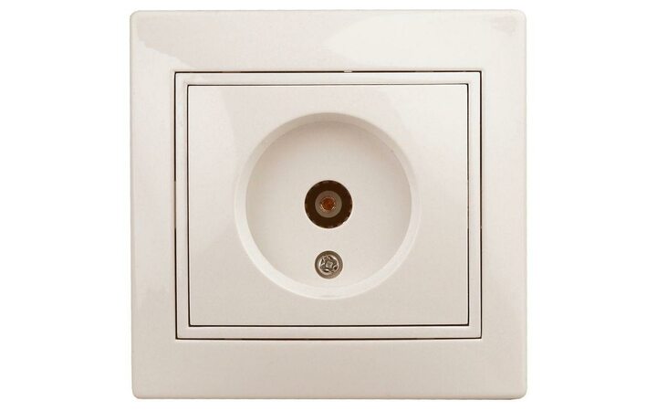 фото - Розетка TV СП Plano 1-301-02 одиночная IP20 сл. кость Intro Б0027618