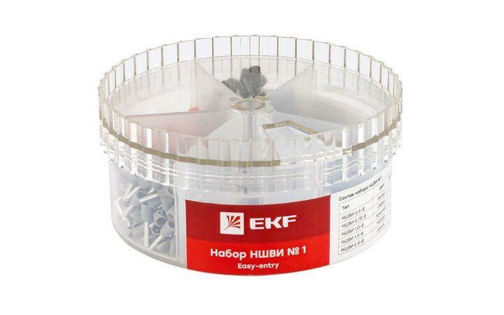 фото - Набор НШВИ №1 (0.5-2.5кв.мм) PROxima EKF nabor-nshvi-1