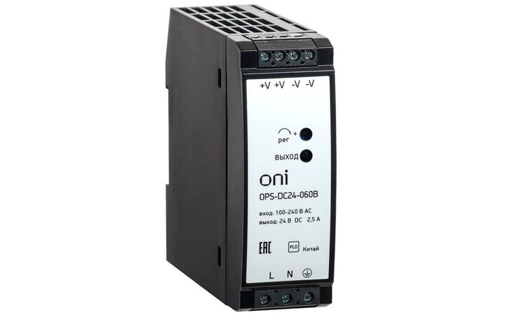 фото - Блок питания OPS 220В AC/24В DC 60Вт ONI OPS-DC24-060B