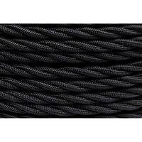 Провод ретро 3х1.5 матов. черн. (уп.50м) Bironi B1-434-73-50