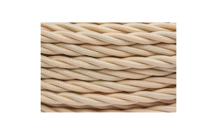 фото - Провод ретро 3х2.5 матов. зол./песочн. (уп.50м) Bironi B1-435-719-50