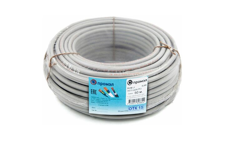 фото - Кабель NUM-J 3х2.5 (бухта 50м) (шт) Промэл 13321430