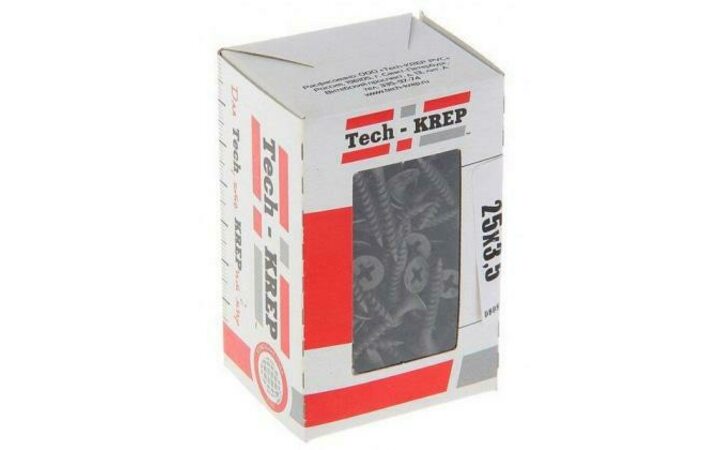 фото - Саморез 3.5х32 гипсокартон-металл (уп.100шт) пакет Tech-Krep 125477