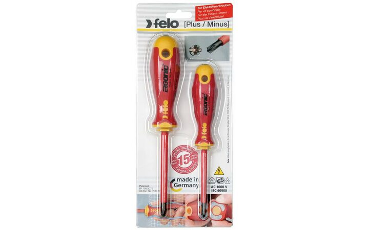 фото - Набор крестовых диэлектрических отверток Ergonic (уп.2шт) Felo 41792191