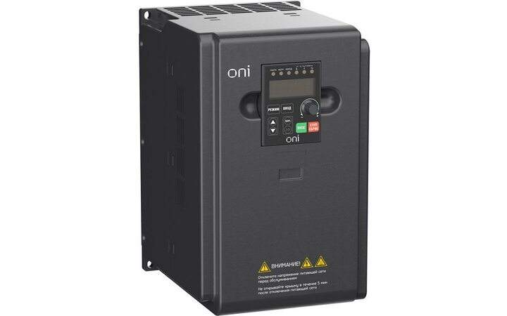 фото - Преобразователь частоты A150 380В 3ф 7.5кВт 17А встроенный торм. модуль ONI A150-33-75NT