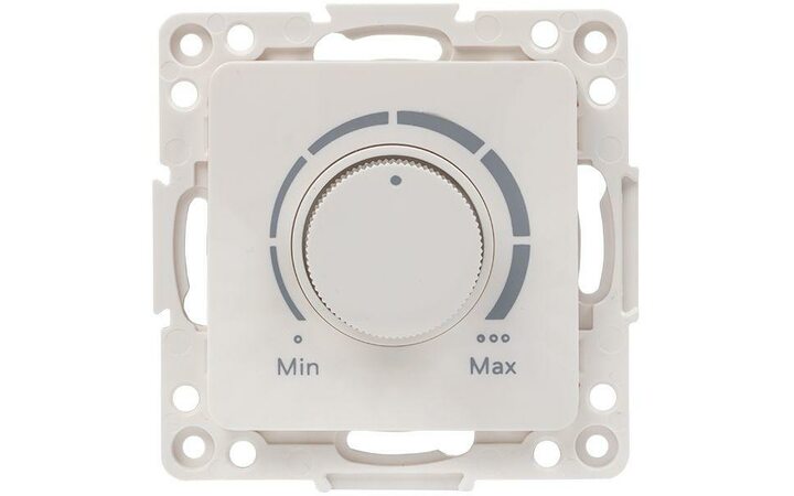 фото - Механизм светорегулятора Стокгольм 600Вт 220В бел. PROxima EKF EYD06-101-10