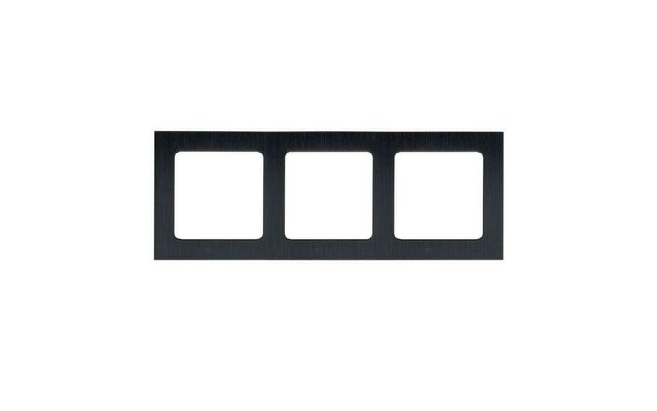 фото - Рамка 3-м Стокгольм металл. черн. PROxima EKF EZM-G-304-10