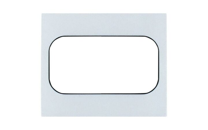 фото - Рамка для розетки 2-м Стокгольм бел. с линией цвета черн. PROxima EKF EYM-G-303-20