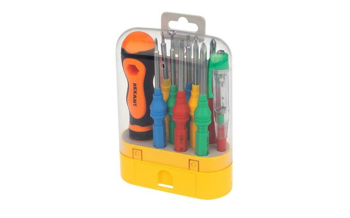 фото - Набор отверток 10 предметов Rexant 12-4777