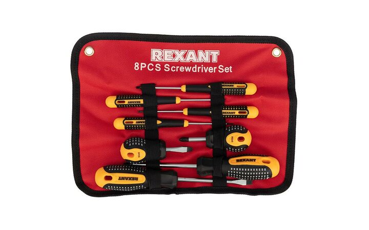 фото - Набор отверток 8 предметов Rexant 12-4774