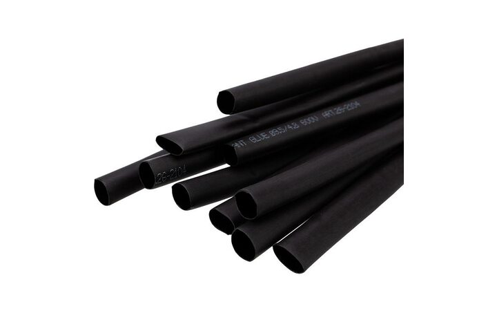 фото - Трубка термоусаживаемая двухстенная клеевая 9.5/4.75мм (уп.10шт) по 1м черн. Rexant 26-2104