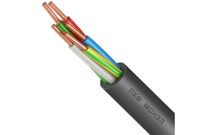 фото - Кабель ВВГнг(А)-LS 5х1.5 (N PE) (уп.100м) Монэл 020008599