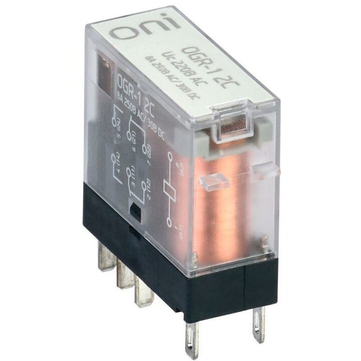 фото - Реле общего назначения OGR-1 2C 220В AC ONI OGR-1-2C-AC220V