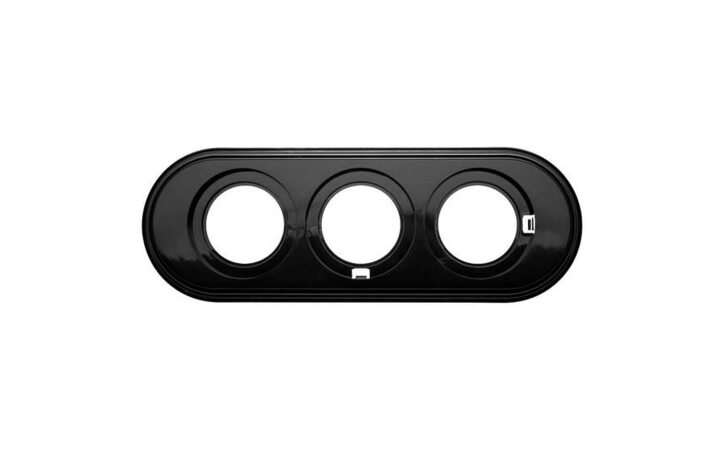 фото - Рамка 3-м ретро пластик черн. Bironi BF1-630-23