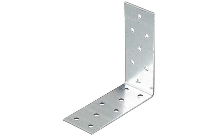 фото - Уголок крепежный равносторонний оцинк 100х100х40х2.0мм оцинк. Невский Крепеж 824839