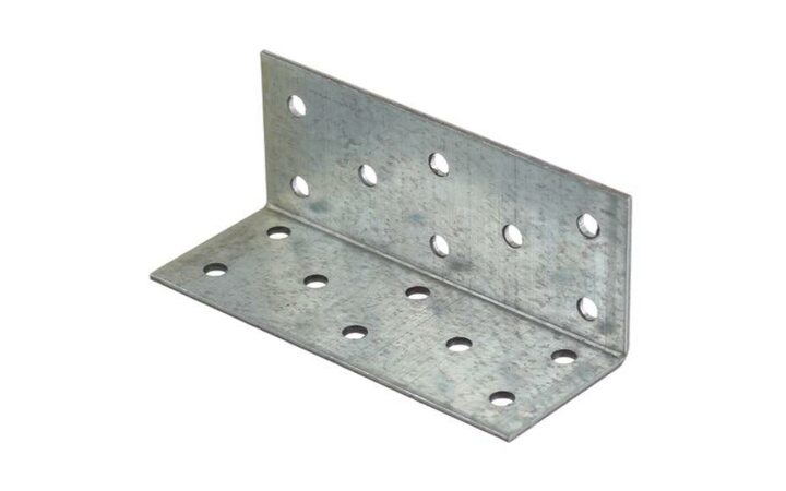 фото - Уголок крепежный равносторонний 40х40х100х2.0мм оцинк. Невский Крепеж 824838
