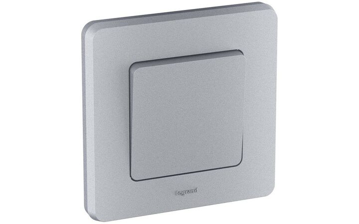 фото - Выключатель 1-кл. Inspiria 250В 10AX алюм. Leg 673602