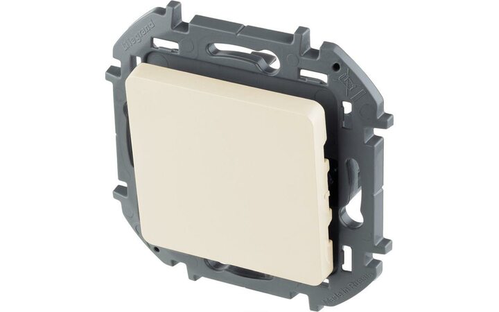 фото - Переключатель 1-кл Inspiria 250В 10AX сл. кость Leg 673651