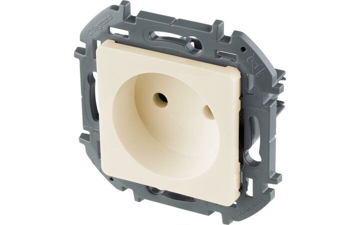 фото - Розетка 1-м СП Inspiria 16А IP20 250В 2P сл. кость Leg 673711